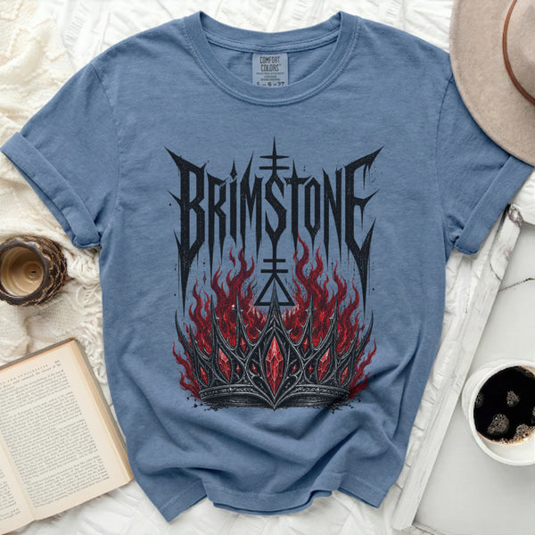 Regal Brimstone Crown Tee in Blue Jean