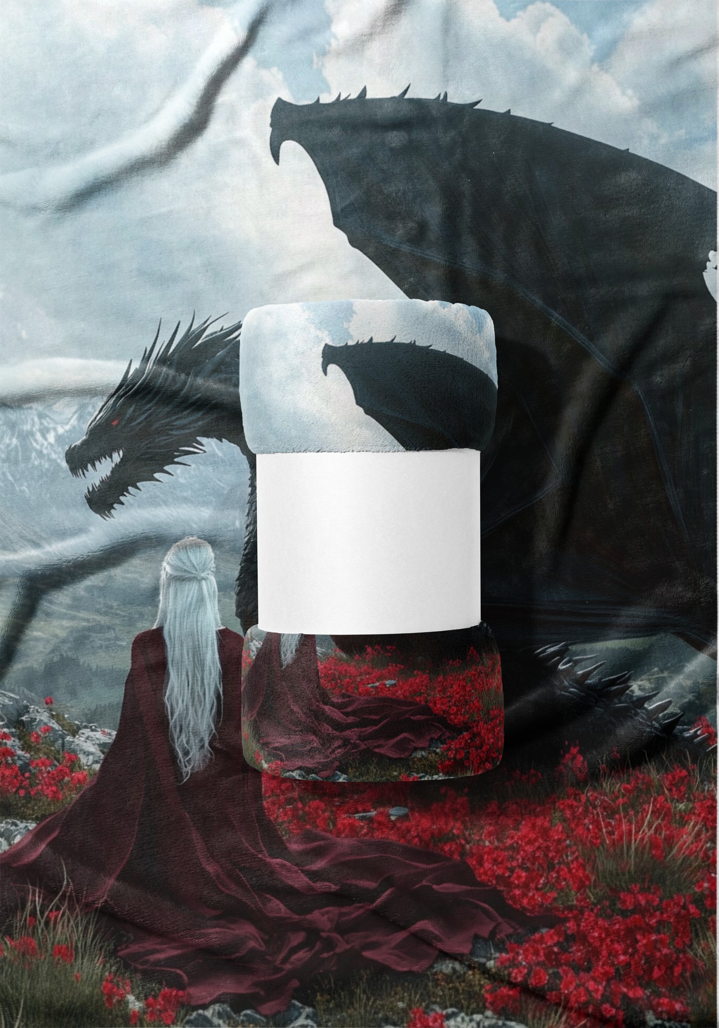 Fantasy Dragon and Character Design Blanket