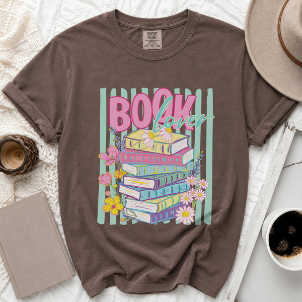 Book Lover Tee in Espresso