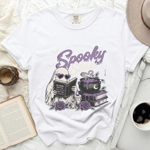 Spooky Ghost Tee in White