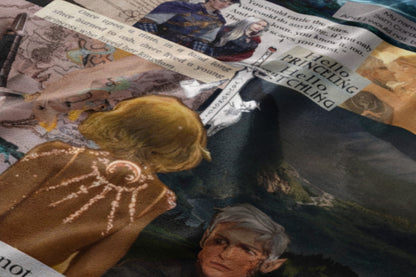 Book Inspired Artwork with Detailed Characters