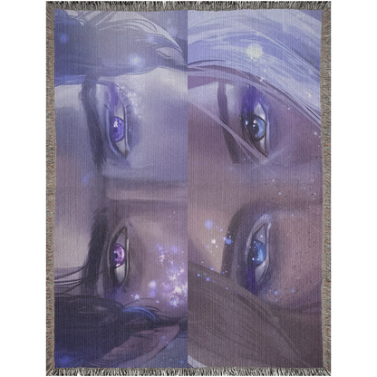 Rhysand & Feyre Eyes Blanket - Velaris Dreamscape 🌌