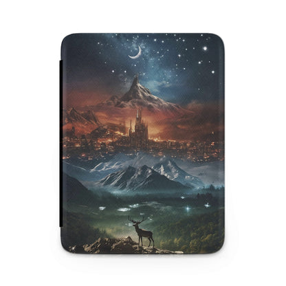 Mystic City Night Sky Deer Forest Mountains Fantasy product type