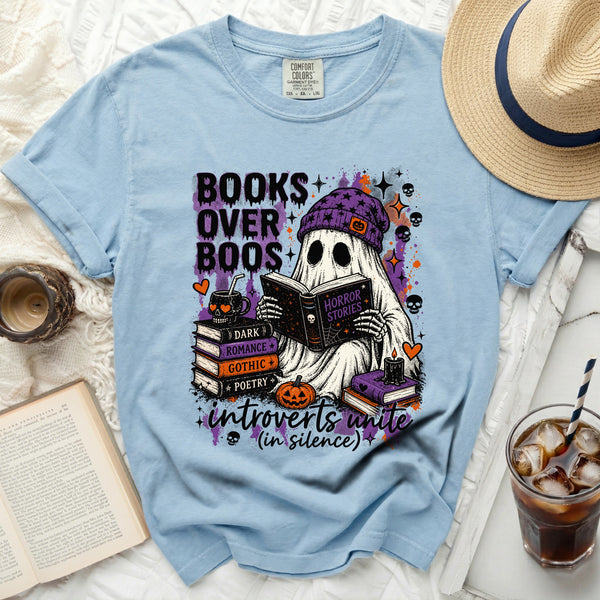 Ghost Reader Tee in Chambray