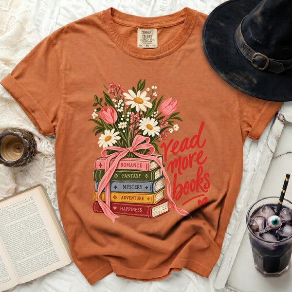 Read More Books Book Tee in Yam