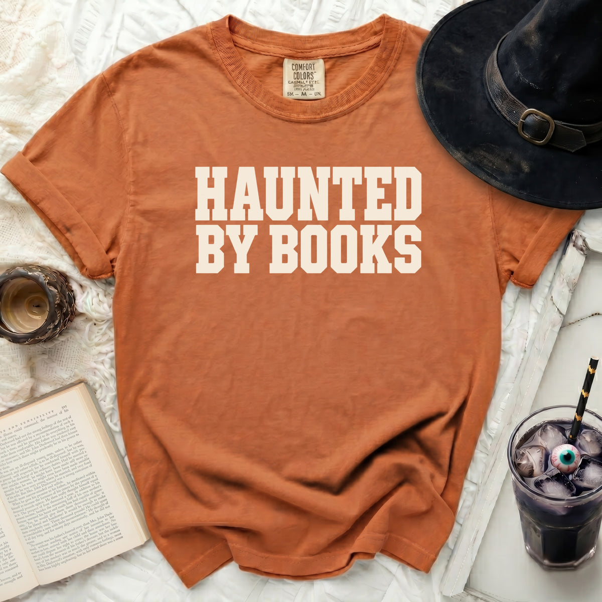 Haunted By Books Tee