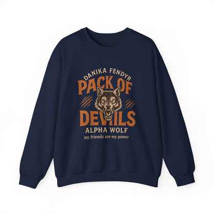 Pack of Devils Alpha Wolf Graphic Sweatshirt