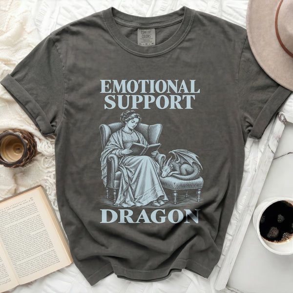 Emotional Support Dragon Tee in Pepper