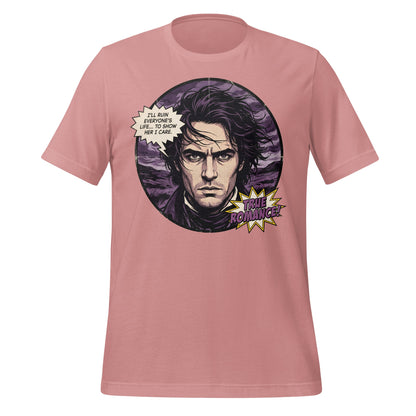 True Romance Graphic Tee with Bold Comic Design