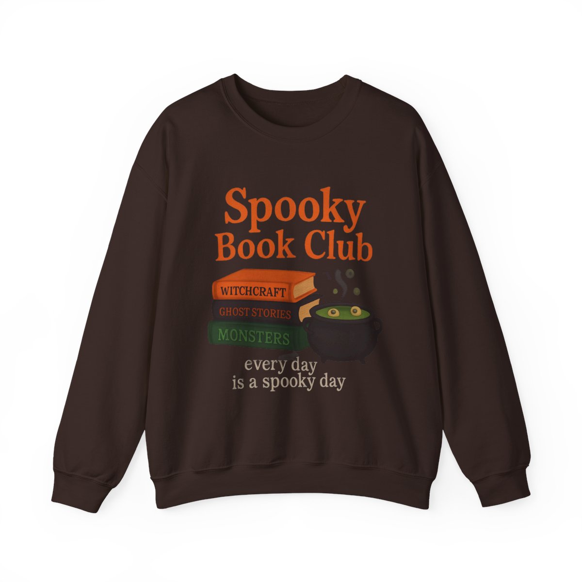 Spooky Book Club Reads Witchcraft Monsters Sweatshirt - MagicMerchEmporium