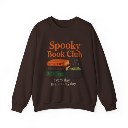 Spooky Book Club Reads Witchcraft Monsters Sweatshirt - MagicMerchEmporium