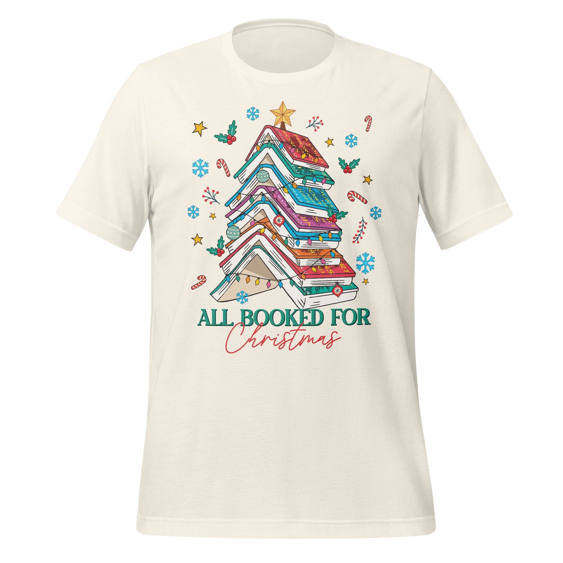 All Booked for Christmas Festive T-Shirt