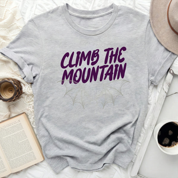 Violet Shadow Ascent Tee in Athletic Heather