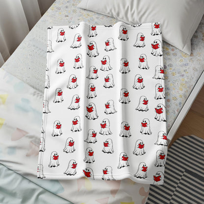 Adorable Ghosts with Red Scarves Bedding Accessory