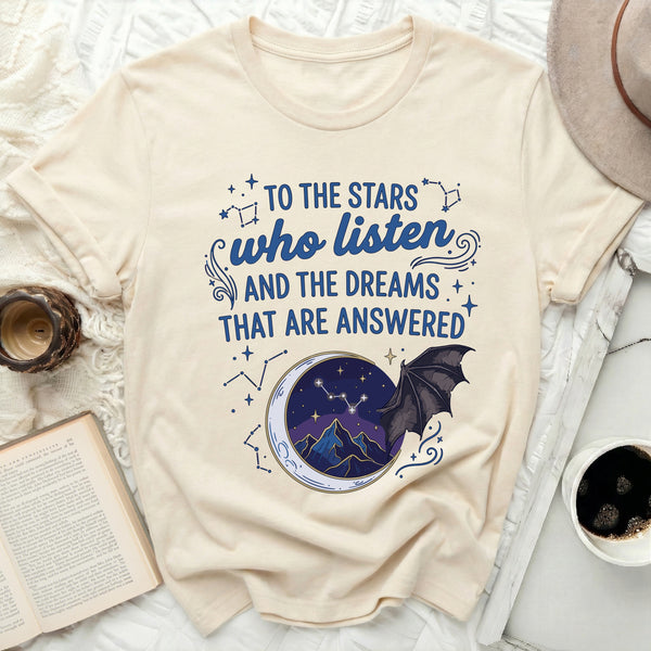 Starfall Dreams Graphic Tee in Natural