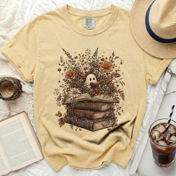 Reading Ghost Tee in Butter