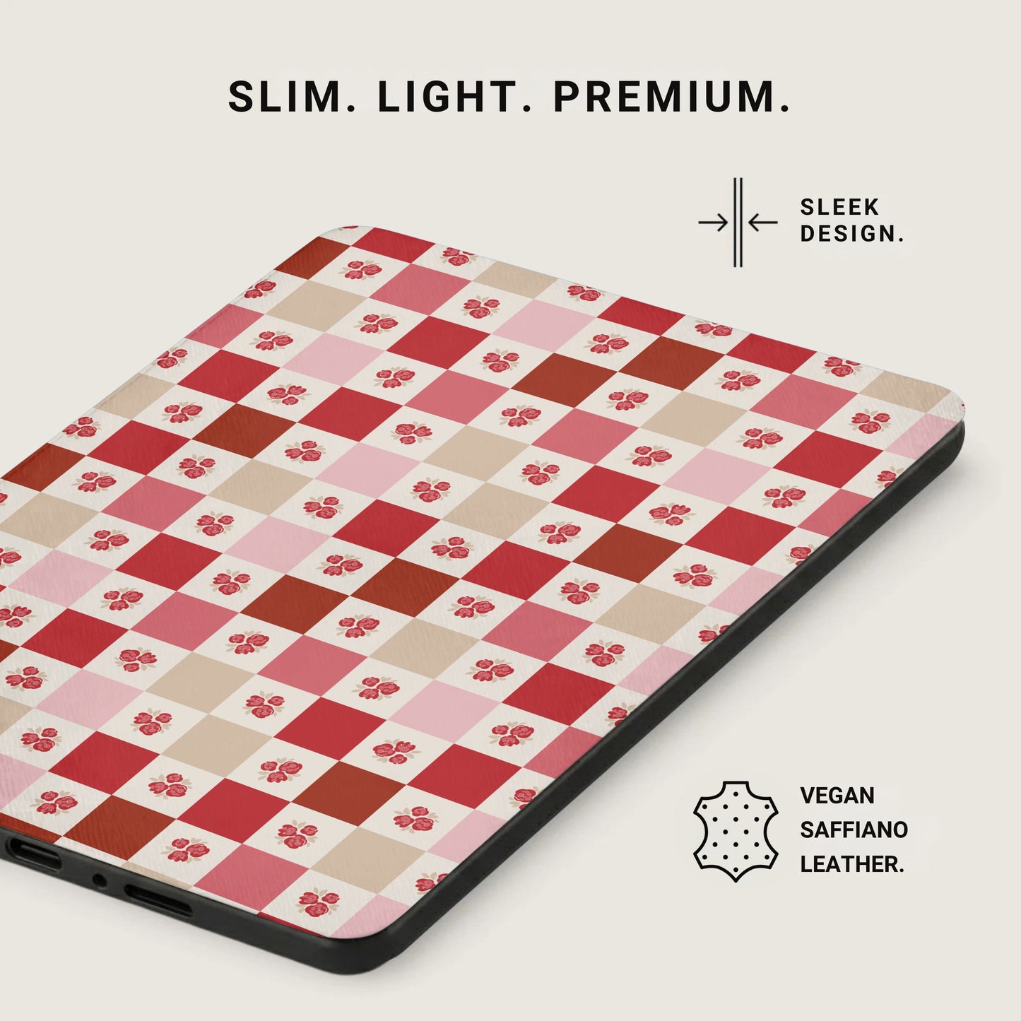 Slim Light Premium Sleek Design Vegan Saffiano product
