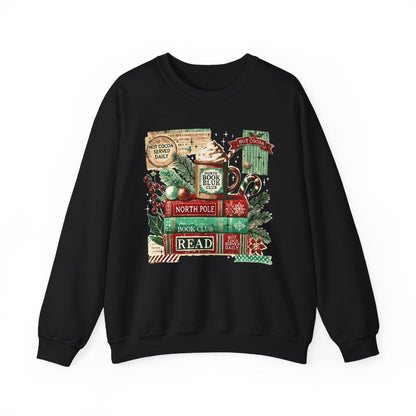 Festive North Pole Christmas Book Club Sweatshirt