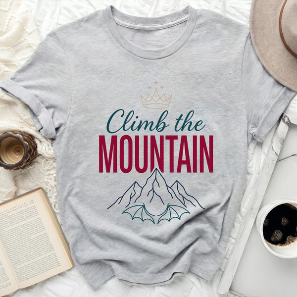 Majestic Crown Ascent Tee in Athletic Heather