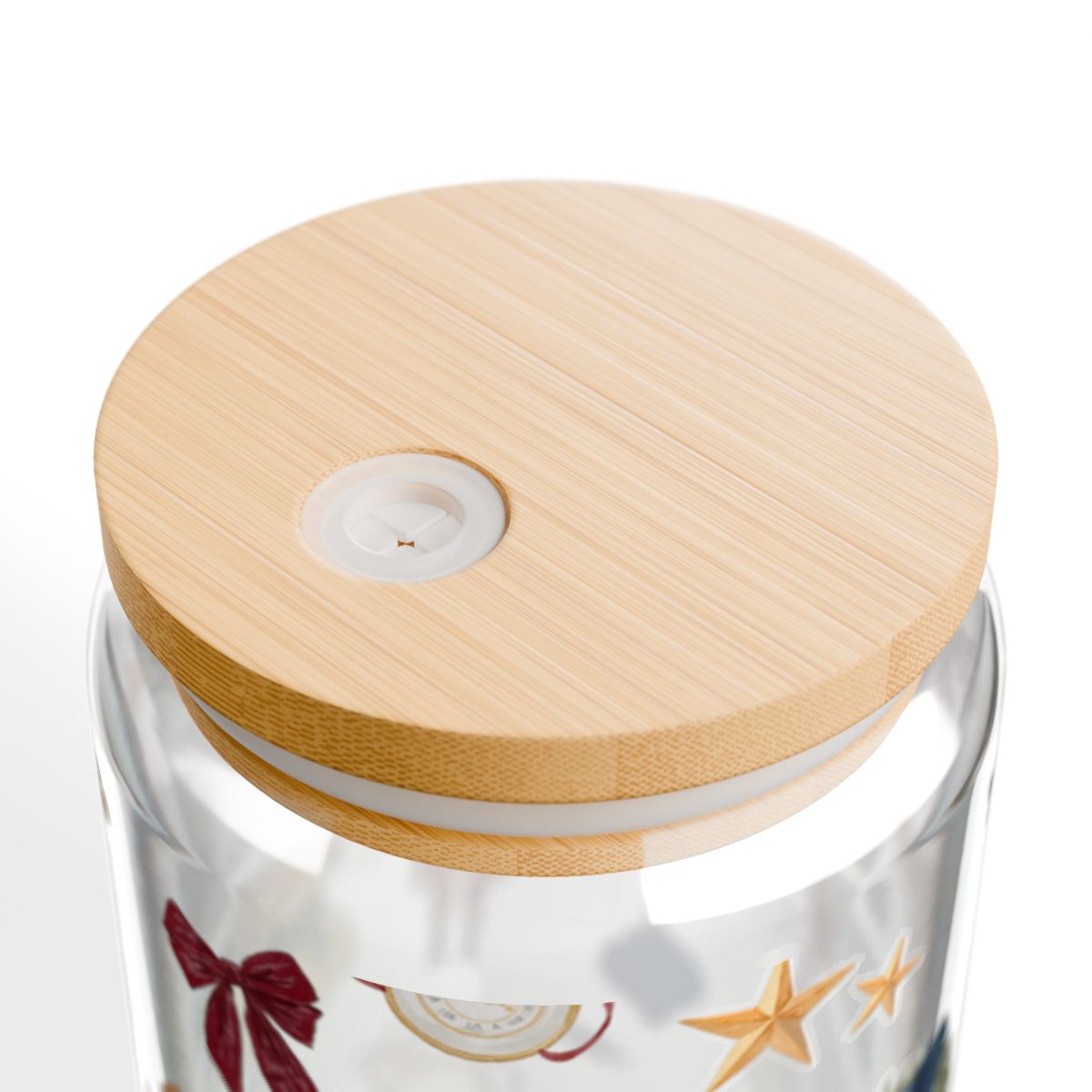 Airtight Glass Canister with Bamboo Lid Kitchen Storage