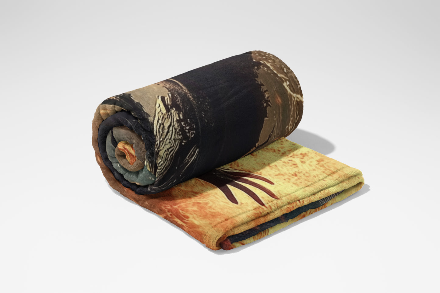 Cozy Floral and Animal Print Blanket