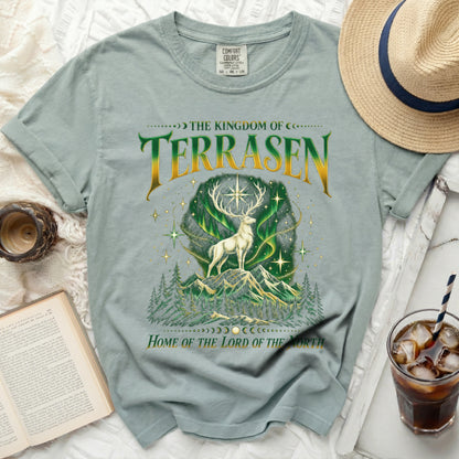 The Kingdom of Terrasen Home of the Lord of the North t-shirt.