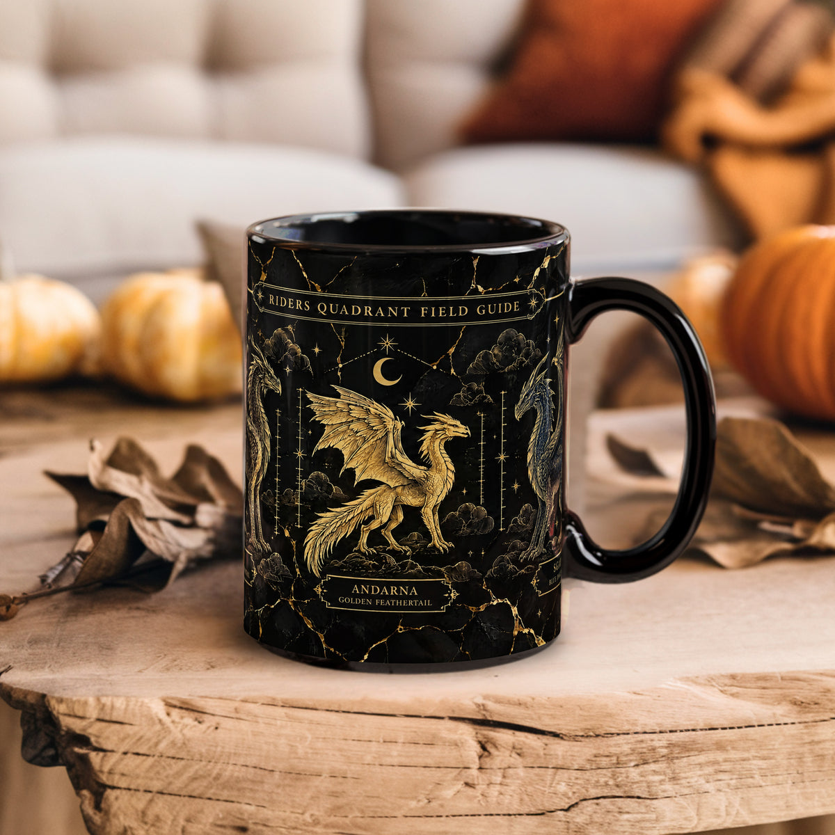 Fourth Wing Dragon Field Guide Mug