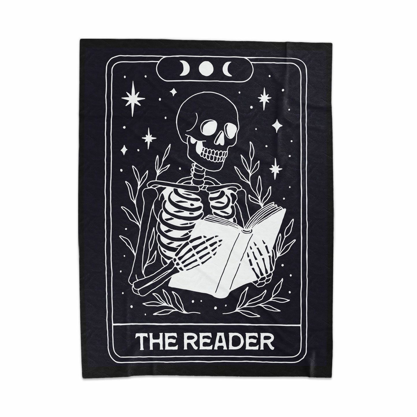 The Reader Skeleton with Book Mystical Artwork Product