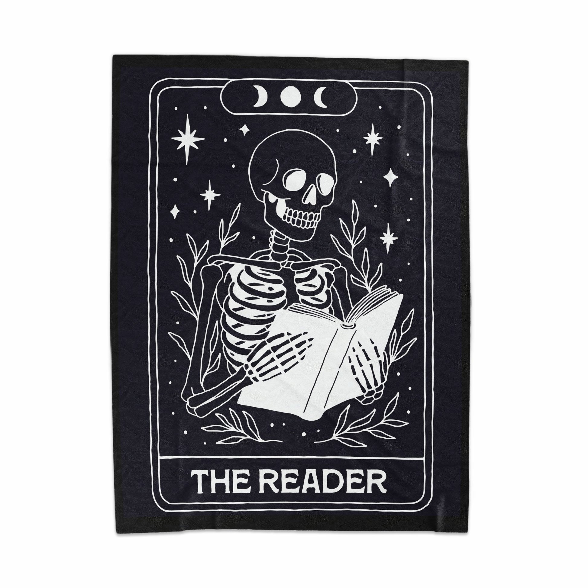 The Reader Skeleton with Book Mystical Artwork Product
