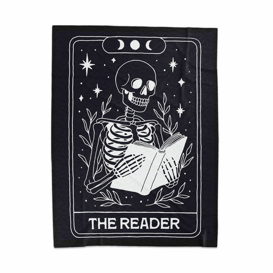 The Reader Skeleton with Book Mystical Artwork Product