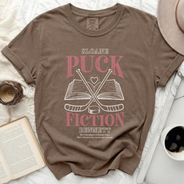 Puck Fiction Tee in Espresso