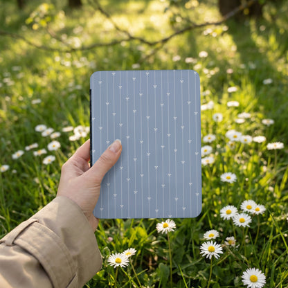 Elegant Blue Floral Design Notebook for Everyday Use