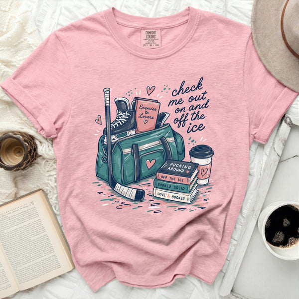 Hockey Romance Vibe Tee in Blossom