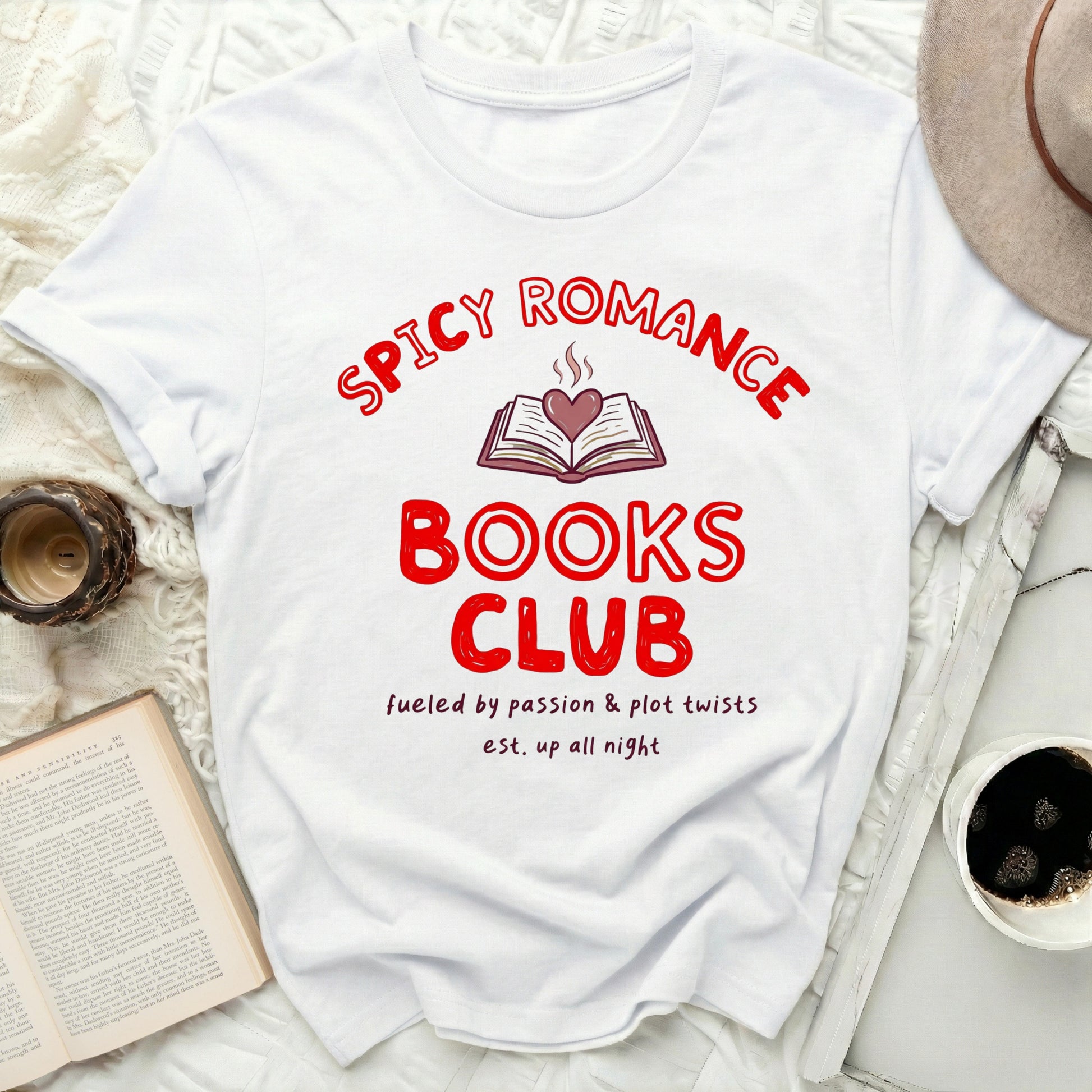 Spicy Romance Books Club fueled by passion T-shirt