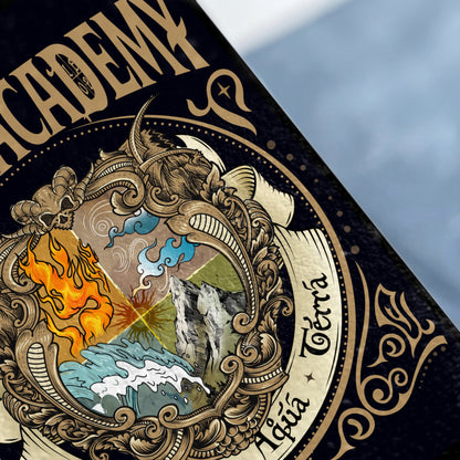 Academy Fire Water Earth Air Ornate Emblem product type