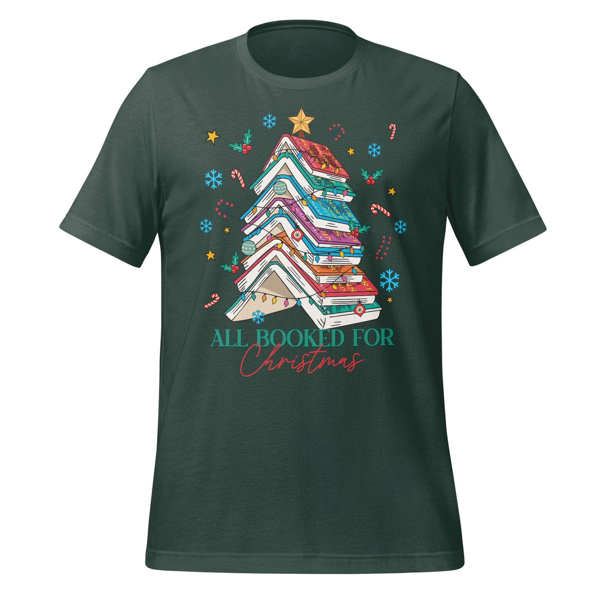 All Booked for Christmas Graphic Tee