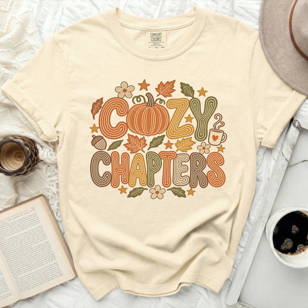 Cozy Chapters Tee in Ivory