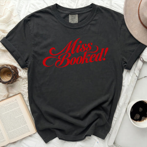 Miss Booked Graphic Tee in Black