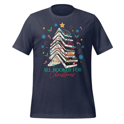 All Booked for Christmas Graphic T-Shirt