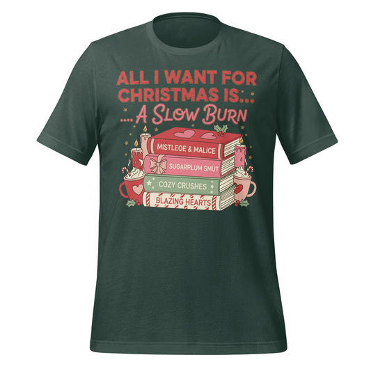 All I Want For Christmas Is A Slow Burn Shirt