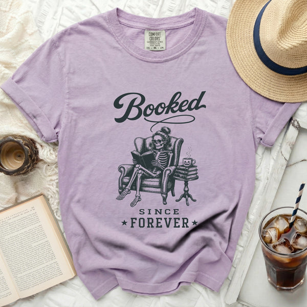 Booked Since Forever Tee in Orchid