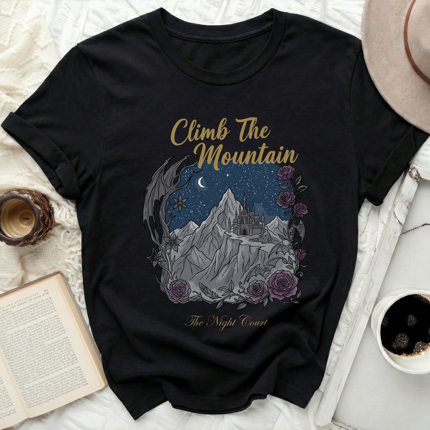 Climb The Mountain Castle Moon Stars Night Court product type