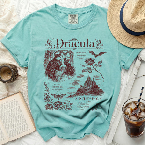 Dracula's Embrace Tee in Island Reef