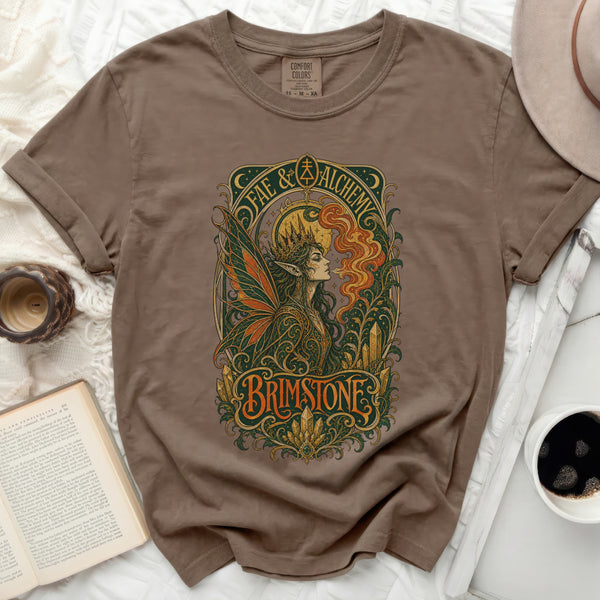 Fae Alchemy Brimstone Tee in Espresso