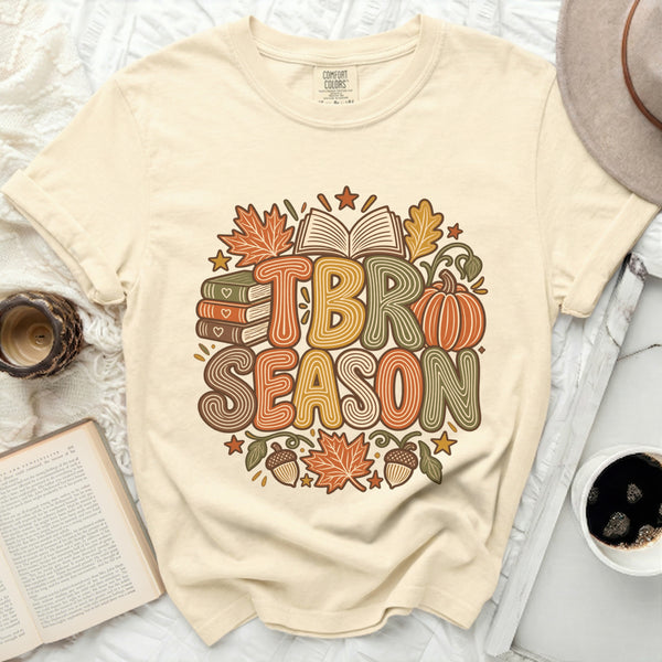 TBR Season Bookish Tee in Ivory