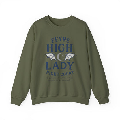 Feyre High Lady Night Court Design Sweatshirt