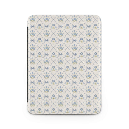 Elegant Floral Pattern iPad Case with Soft Colors
