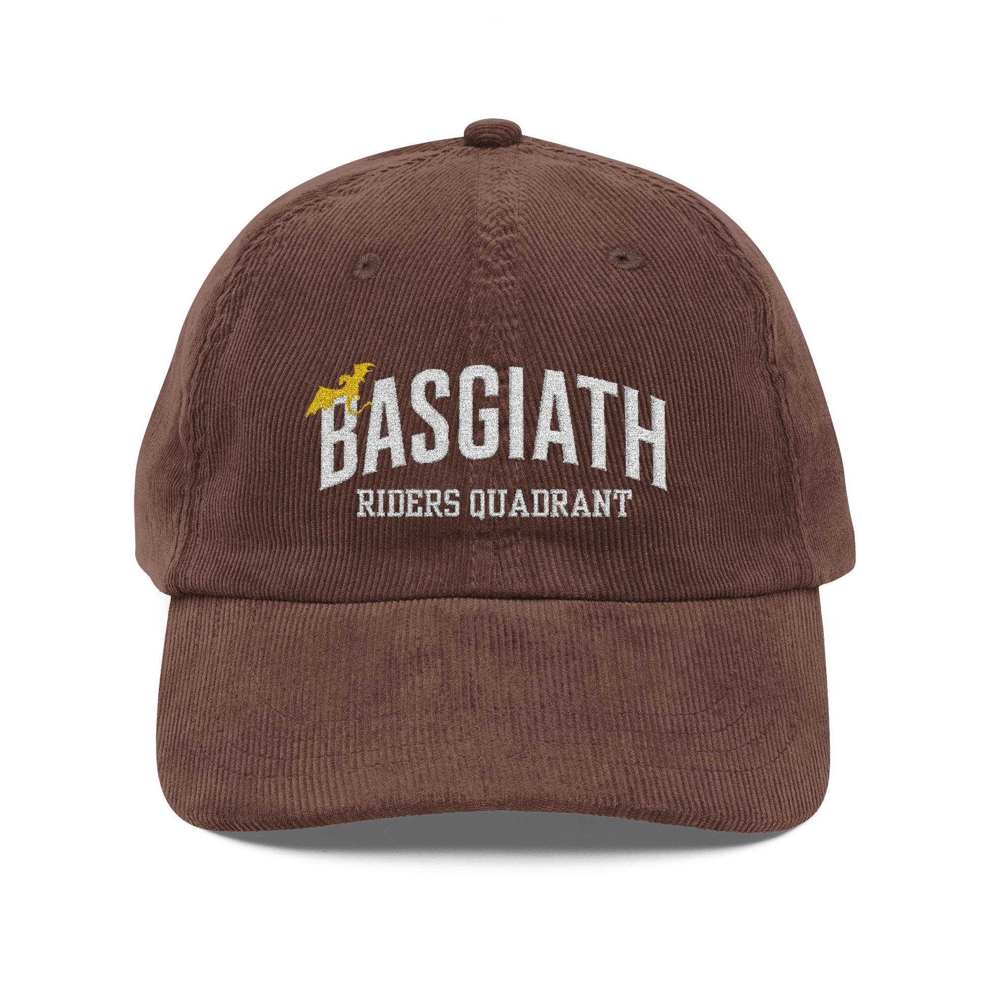 Basgiath Riders Quadrant Hat - Vintage Corduroy Cap - MagicMerchEmporium