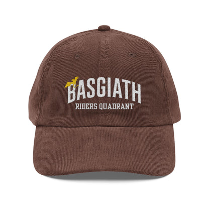 Basgiath Riders Quadrant Hat - Vintage Corduroy Cap