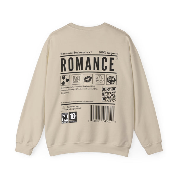 ROMANCE BOOKWORM Sweatshirt in Sand